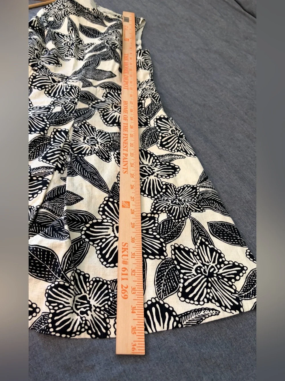J. Crew Polynesian Floral Print Fit and Flare Sleeveless Cotton Dress Size 4